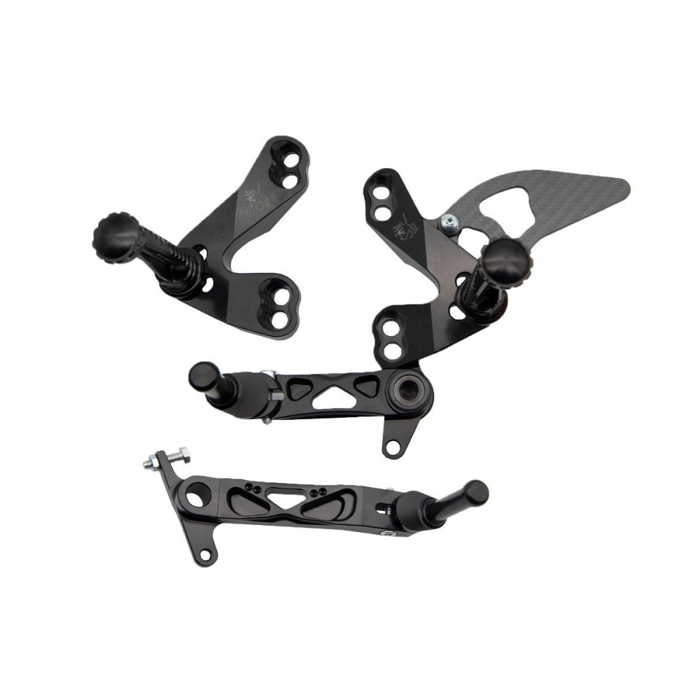 ESTRIBERAS TRASERAS AJUSTABLES PLEGABLES SPIDER DUCATI STREETFIGHTER 1098 2011-2018 ESTRIBERAS TRASERAS AJUSTABLES PLEGABLES SPIDER DUCATI STREETFIGHTER 1098 2011-2018