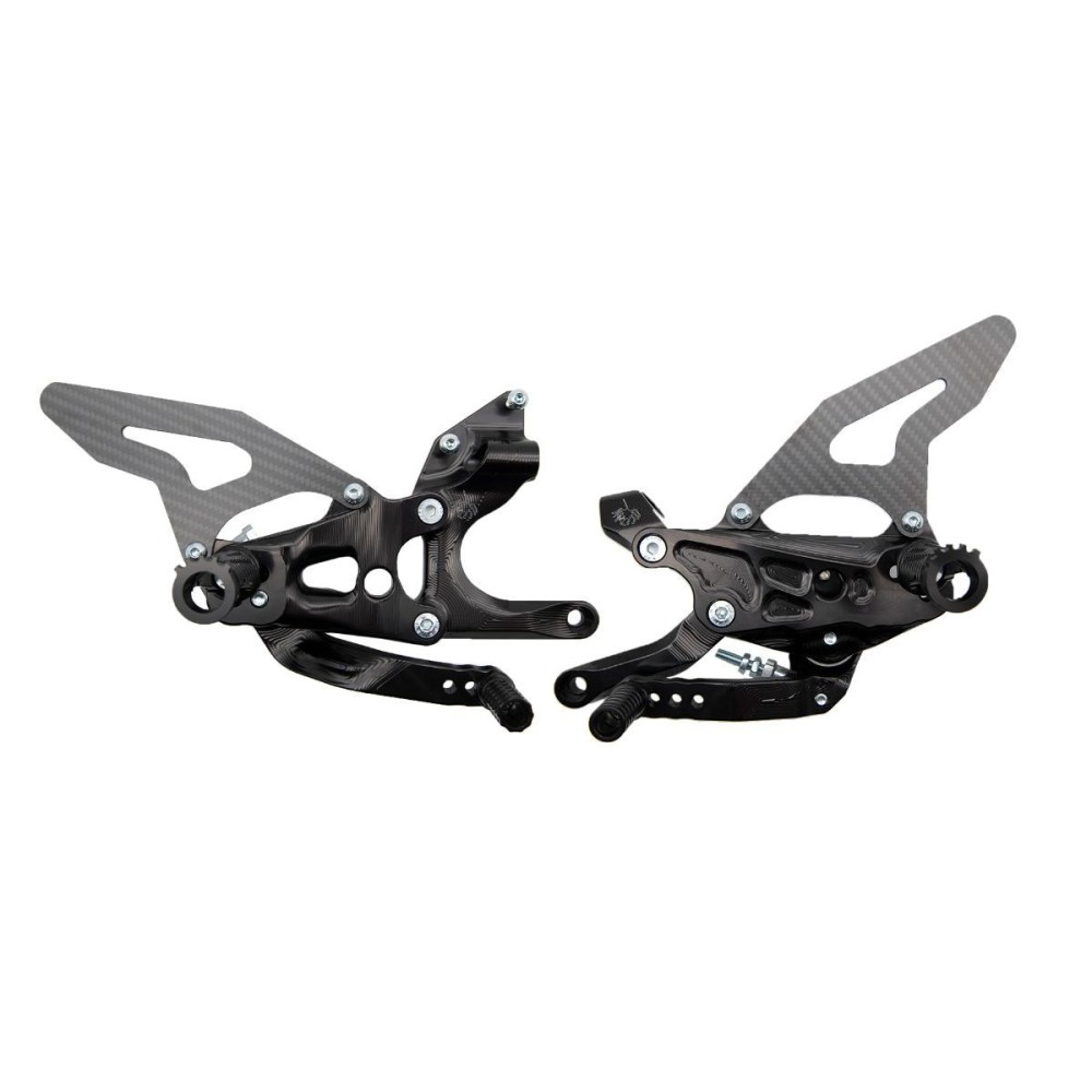 ESTRIBERAS TRASERAS AJUSTABLES SPIDER DUCATI PANIGALE V4 / S / R 2018-2023 ESTRIBERAS TRASERAS AJUSTABLES SPIDER DUCATI PANIGALE V4 / S / R 2018-2023