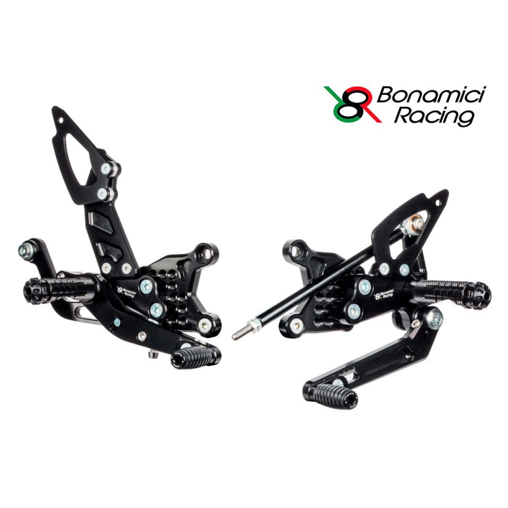 ESTRIBERAS TRASERAS BONAMICI RACE + KIT DE LUCES APRILIA TUONO V4 2021-2023 ESTRIBERAS TRASERAS BONAMICI RACE + KIT DE LUCES APRILIA TUONO V4 2021-2023