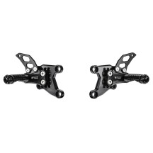 ESTRIBERAS TRASERAS AJUSTABLES BONAMICI RACING APRILIA RSV 1000 / TUONO 2004-2008
