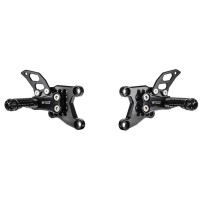 ESTRIBERAS TRASERAS AJUSTABLES BONAMICI RACING APRILIA RSV 1000 / TUONO 2004-2008
