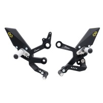 ESTRIBERAS AJUSTABLES REPOSAPIÉS FIJOS CAJA DE CAMBIOS LIGHTECH DE ESTÁNDAR KTM DUKE 890 R 20-23