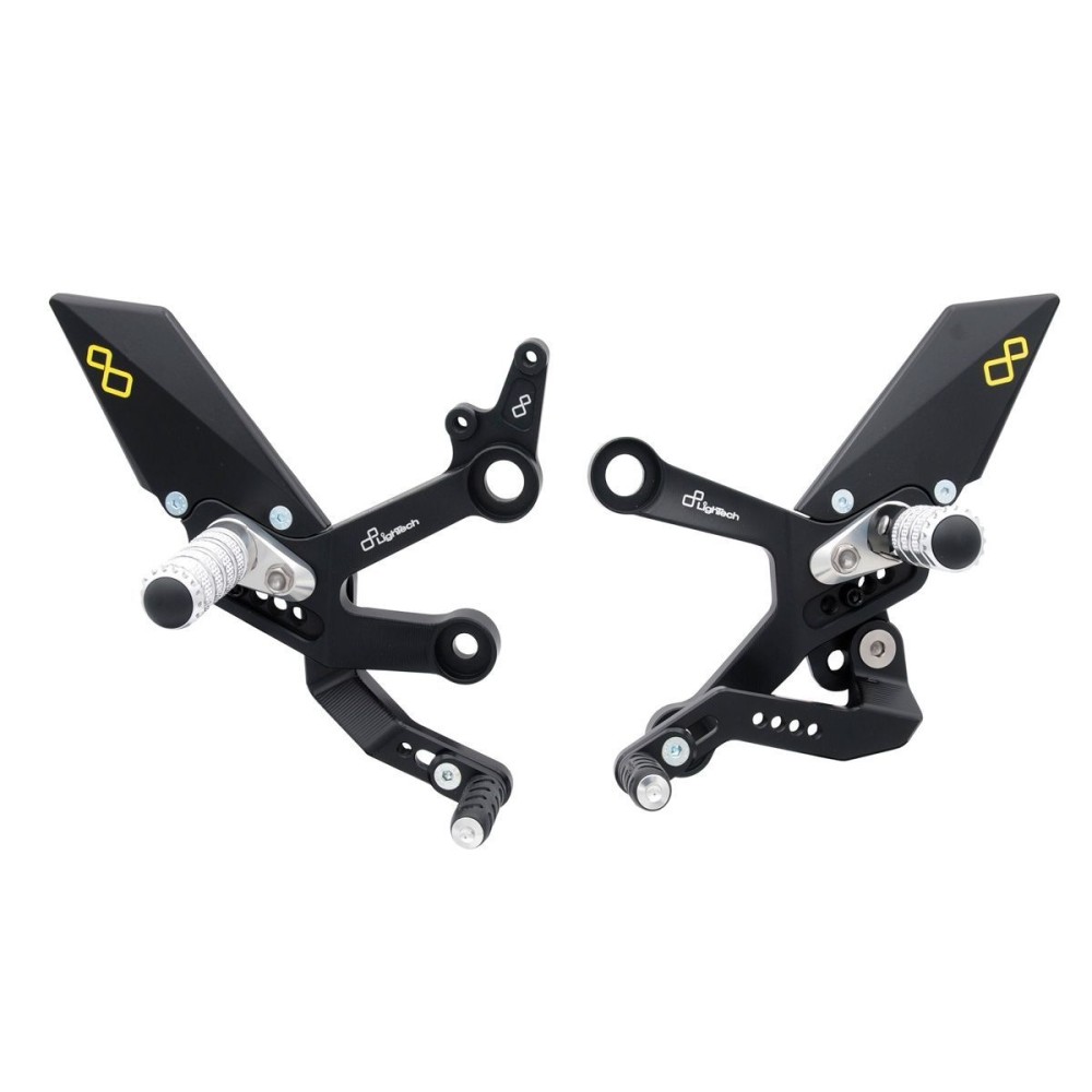 ESTRIBERAS AJUSTABLES REPOSAPIÉS FIJOS CAJA DE CAMBIOS LIGHTECH DE ESTÁNDAR KTM DUKE 890 R 20-23 ESTRIBERAS AJUSTABLES REPOSAPIÉS FIJOS CAJA DE CAMBIOS LIGHTECH DE ESTÁNDAR KTM DUKE 890 R 20-23