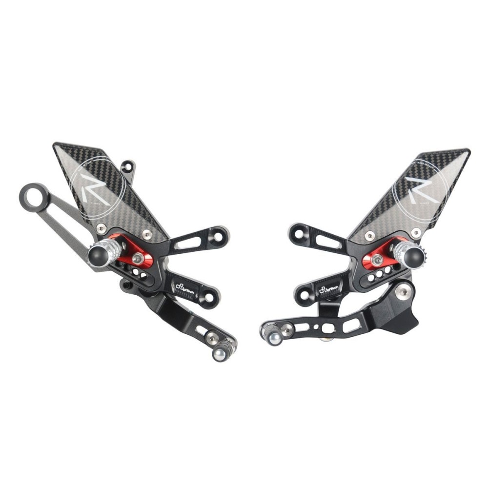 ESTRIBERAS AJUSTABLES VERSIÓN R CAJA DE MARCHA ATRÁS LIGHTECH APRILIA RSV4 1100 R 2021-2023 ESTRIBERAS AJUSTABLES VERSIÓN R CAJA DE MARCHA ATRÁS LIGHTECH APRILIA RSV4 1100 R 2021-2023