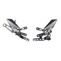 ESTRIBERAS AJUSTABLES ESTRIBERAS FIJOS LIGHTECH MARCHA ATRÁS APRILIA RSV4 1100 R 21-23