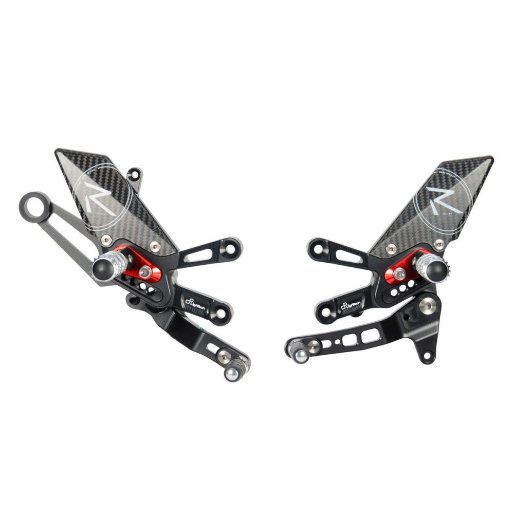 ESTRIBERAS AJUSTABLES VERSIÓN R CAJA DE CAMBIOS RECTA LIGHTECH APRILIA RSV4 1100 R 2021-2023 ESTRIBERAS AJUSTABLES VERSIÓN R CAJA DE CAMBIOS RECTA LIGHTECH APRILIA RSV4 1100 R 2021-2023