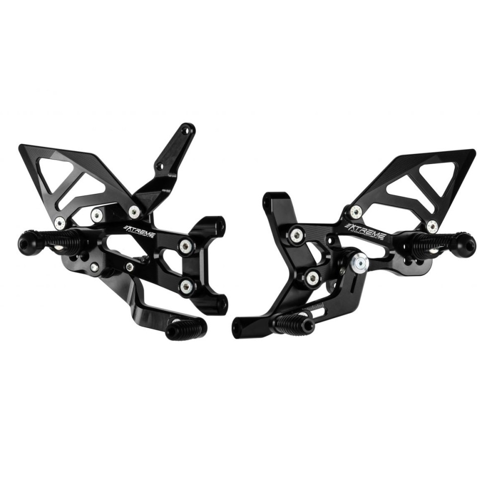 ESTRIBERAS TRASERAS GP EVO DE ALUMINIO NEGRO EXTREME COMPONENTS DUCATI PANIGALE V2 13-23 ESTRIBERAS TRASERAS GP EVO DE ALUMINIO NEGRO EXTREME COMPONENTS DUCATI PANIGALE V2 13-23
