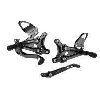 ESTRIBERAS REDUCIDAS AJUSTABLES BONAMICI RACING TRIUMPH SPEED TRIPLE 1200 RS 2021-2024