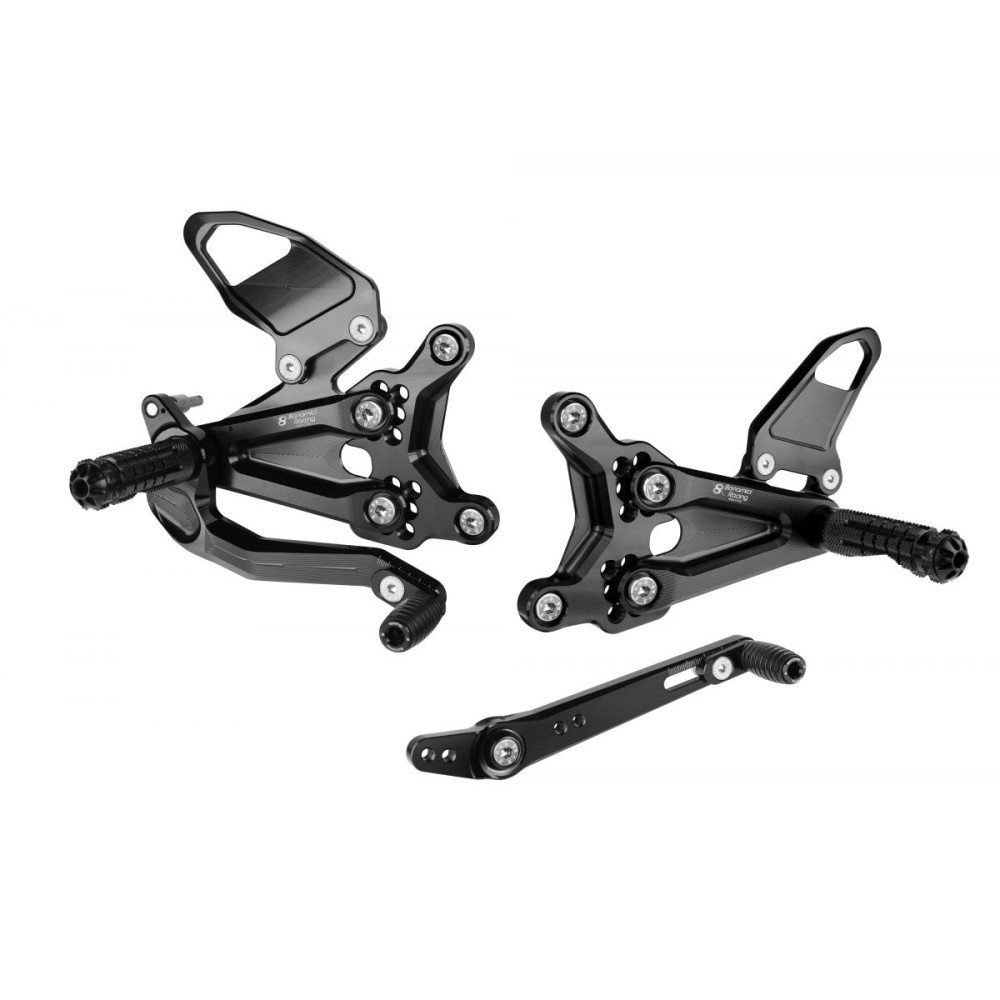 ESTRIBERAS REDUCIDAS AJUSTABLES BONAMICI RACING TRIUMPH SPEED TRIPLE 1200 RS 2021-2024