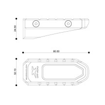 BARRACUDA UNIVERSAL X-OFFROAD FOOT PEGS KIT