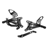 ESTRIBERAS REDUCIDAS AJUSTABLES BONAMICI RACING TRIUMPH SPEED TRIPLE 1200 RR 2022-2024