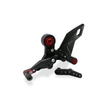 CNC RACING ADJUSTABLE RIDER REAR SETS DUCATI MONSTER 937 2021-2022