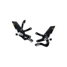 ESTRIBERAS AJUSTABLES REPOSAPIES ARTICULADOS LIGHTECH STANDARD CAJA DE CAMBIOS KAWASAKI ZX-10R 2021-2022