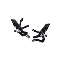 ESTRIBERAS AJUSTABLES REPOSAPIES ARTICULADOS LIGHTECH STANDARD CAJA DE CAMBIOS KAWASAKI ZX-10R 2021-2022