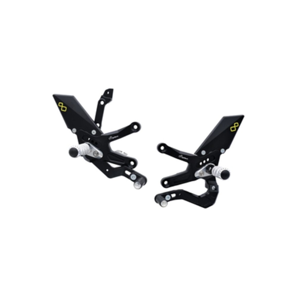 ESTRIBERAS AJUSTABLES REPOSAPIES ARTICULADOS LIGHTECH STANDARD CAJA DE CAMBIOS KAWASAKI ZX-10R 2021-2022