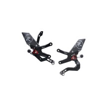ESTRIBERAS AJUSTABLES VERSIÓN R LIGHTECH REVERSE SHIFT KAWASAKI ZX-10 R 2021-2022
