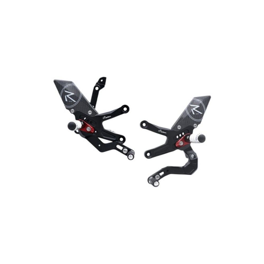 ESTRIBERAS AJUSTABLES VERSIÓN R LIGHTECH REVERSE SHIFT KAWASAKI ZX-10 R 2021-2022