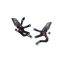 ESTRIBERAS AJUSTABLES VERSIÓN R CAJA DE CAMBIOS ESTÁNDAR LIGHTECH KAWASAKI ZX-10 R 2021-2022