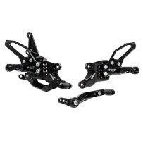 ESTRIBERAS REDUCIDAS BONAMIC RACING AJUSTABLES YAMAHA YZF R7 2021-2024