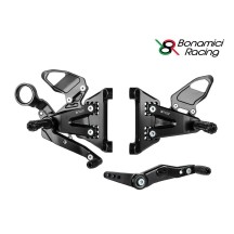 ESTRIBERAS TRASERAS AJUSTABLES BONAMICI RACING BMW M 1000 RR 2021-2024