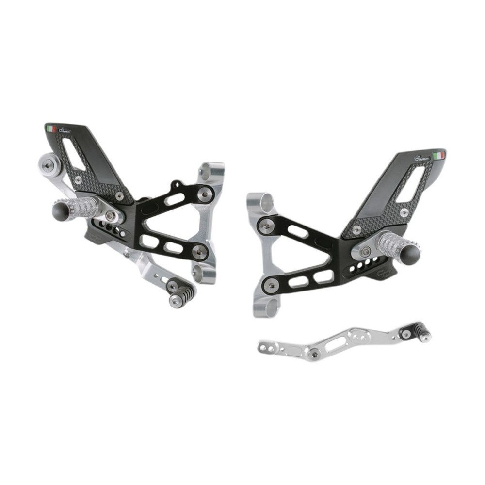 ESTRIBERAS AJUSTABLES ESTRIBERAS ARTICULADAS LIGHTECH BMW S 1000 RR 2019-2024 ESTRIBERAS AJUSTABLES ESTRIBERAS ARTICULADAS LIGHTECH BMW S 1000 RR 2019-2024