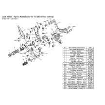 JUEGOS TRASEROS CARRETERA BONAMICI + KIT DE LUCES APRILIA RSV4 / FACTORY / TUONO 2021