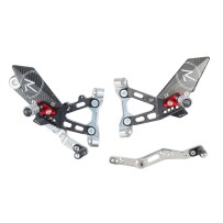 ESTRIBERAS REGULABLES VERSIÓN R LIGHTECH APRILIA RS / TUONO 660 2020-2022