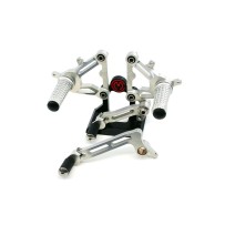 KIT ESTRIBERAS REGULABLES MOTOCORSE CON TORNILLOS DE TITANIO DUCATI 848 / 1098 / 1198