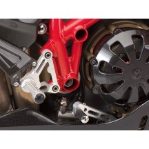 KIT ESTRIBERAS REGULABLES MOTOCORSE CON TORNILLOS DE TITANIO DUCATI 848 / 1098 / 1198