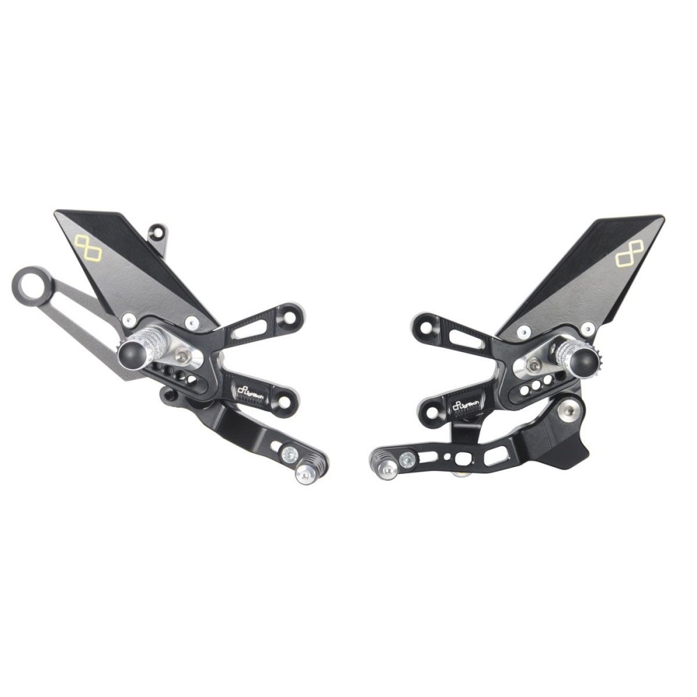 ESTRIBERAS AJUSTABLES ESTRIBERAS ARTICULADAS LIGHTECH REVERSE SHIFT APRILIA TUONO V4 2018-2022