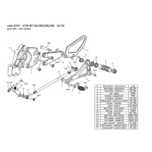 ESTRIBERAS REDUCIDAS BONAMIC RACING AJUSTABLES KTM DUKE 125 2014-2019
