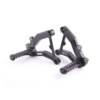 KIT DE ESTRIBERAS AJUSTABLES PARA PILOTO MOTOCORSE DE ESTILO CLÁSICO MV AGUSTA F4 1000 S 1+1 2004-06