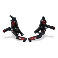 ESTRIBERAS AJUSTABLES CNC RACING RIDER DUCATI HYPERMOTARD 950