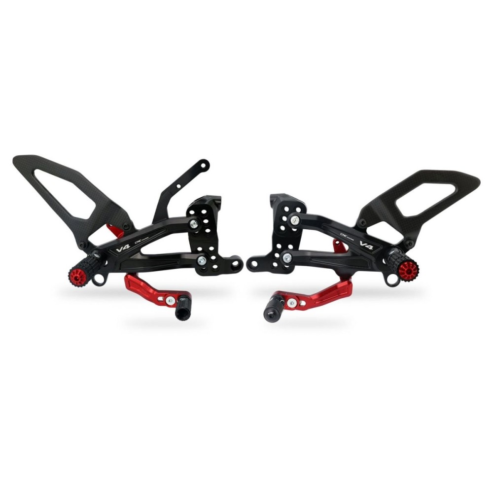 ESTRIBERAS AJUSTABLES CNC RACING CARBONO DUCATI STREETFIGHTER V4 / S 2020-2022 ESTRIBERAS AJUSTABLES CNC RACING CARBONO DUCATI STREETFIGHTER V4 / S 2020-2022