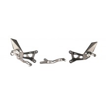 ESTRIBERAS AJUSTABLES CON REPOSAPIES FIJOS LIGHTECH YAMAHA R6 2008-2016