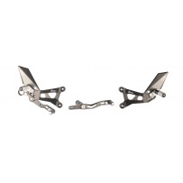 ESTRIBERAS AJUSTABLES CON REPOSAPIES FIJOS LIGHTECH YAMAHA R6 2008-2016