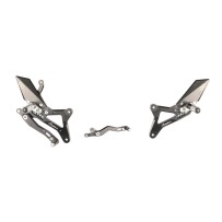ESTRIBERAS AJUSTABLES CON REPOSAPIES FIJOS LIGHTECH YAMAHA R1 2009-2014