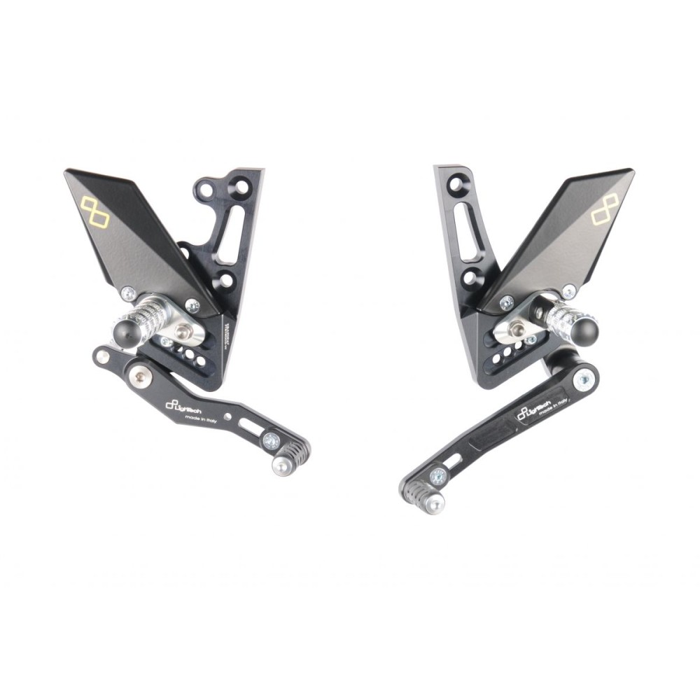 ESTRIBERAS AJUSTABLES CON REPOSAPIES FIJOS LIGHTECH TRIUMPH SPEED TRIPLE 1050 11-18 ESTRIBERAS AJUSTABLES CON REPOSAPIES FIJOS LIGHTECH TRIUMPH SPEED TRIPLE 1050 11-18