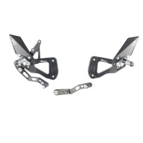 PLATAFORMAS AJUSTABLES CON GRAPAS GRAPAS GRAPAS SUZUKI GSX-R 1000 2017-2024