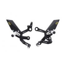 ESTRIBERAS AJUSTABLES CON REPOSAPIES FIJOS LIGHTECH KTM DUKE 790 2018-2022