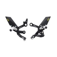 ESTRIBERAS AJUSTABLES CON REPOSAPIES FIJOS LIGHTECH KTM DUKE 790 2018-2022