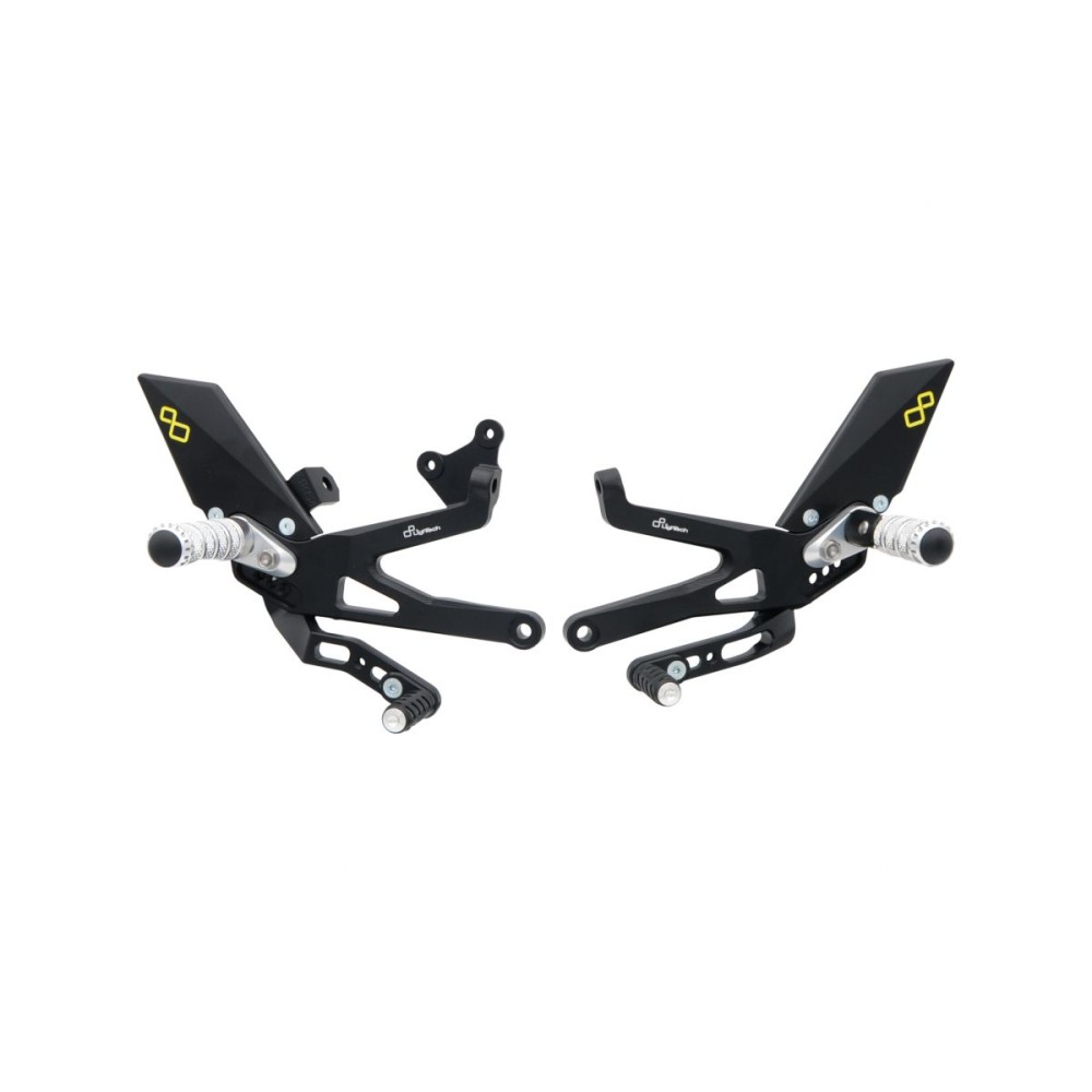 ESTRIBERAS AJUSTABLES CON REPOSAPIES FIJOS LIGHTECH DUCATI PANIGALE V4S 2018-2022 ESTRIBERAS AJUSTABLES CON REPOSAPIES FIJOS LIGHTECH DUCATI PANIGALE V4S 2018-2022