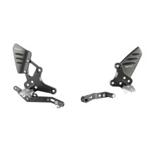 REPOSAPIES REGULABLES CON REPOSAPIES ARTICULADOS LIGHTECH BMW R NINE T PURE 2016-2018