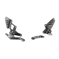 REPOSAPIES REGULABLES CON REPOSAPIES ARTICULADOS LIGHTECH BMW R NINE T PURE 2016-2018