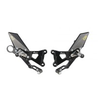 REPOSAPIES REGULABLES CON REPOSAPIES ARTICULADOS LIGHTECH BMW HP4 2009-2014