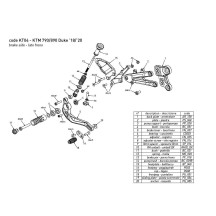 ESTRIBERAS REDUCIDAS BONAMIC RACING AJUSTABLES KTM DUKE 790 2018-2022