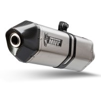 SILENCIADOR MIVV SPEED EDGE ACERO-CARBONO BENELLI TRK 502 X 2018-2024