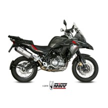 SILENCIADOR MIVV SPEED EDGE ACERO-CARBONO BENELLI TRK 502 X 2018-2024