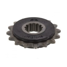 PIÑON JT SILENCIADO 16 DIENTES PASO 525 RECUBIERTO DE CAUCHO HONDA CB 650 / F 2014-2022