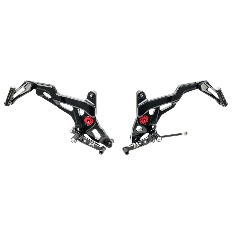 ESTRIBERAS AJUSTABLES TURISMO DE CARRERAS CNC DUCATI MONSTER 1200 S 2014-19
